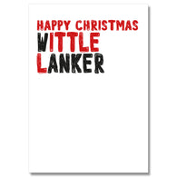 Wittle Lanker Christmas Card